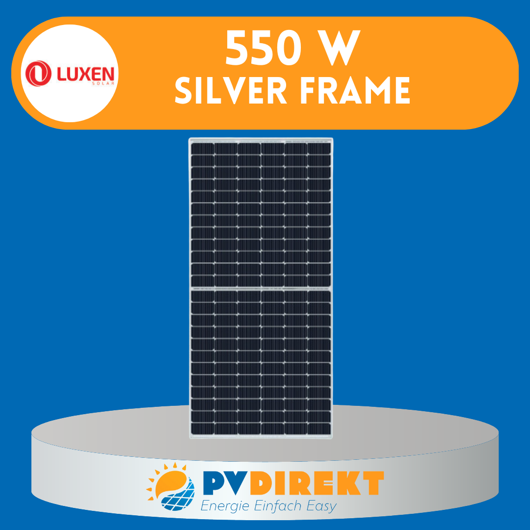 Solarmodul Luxen 550 W silver frame