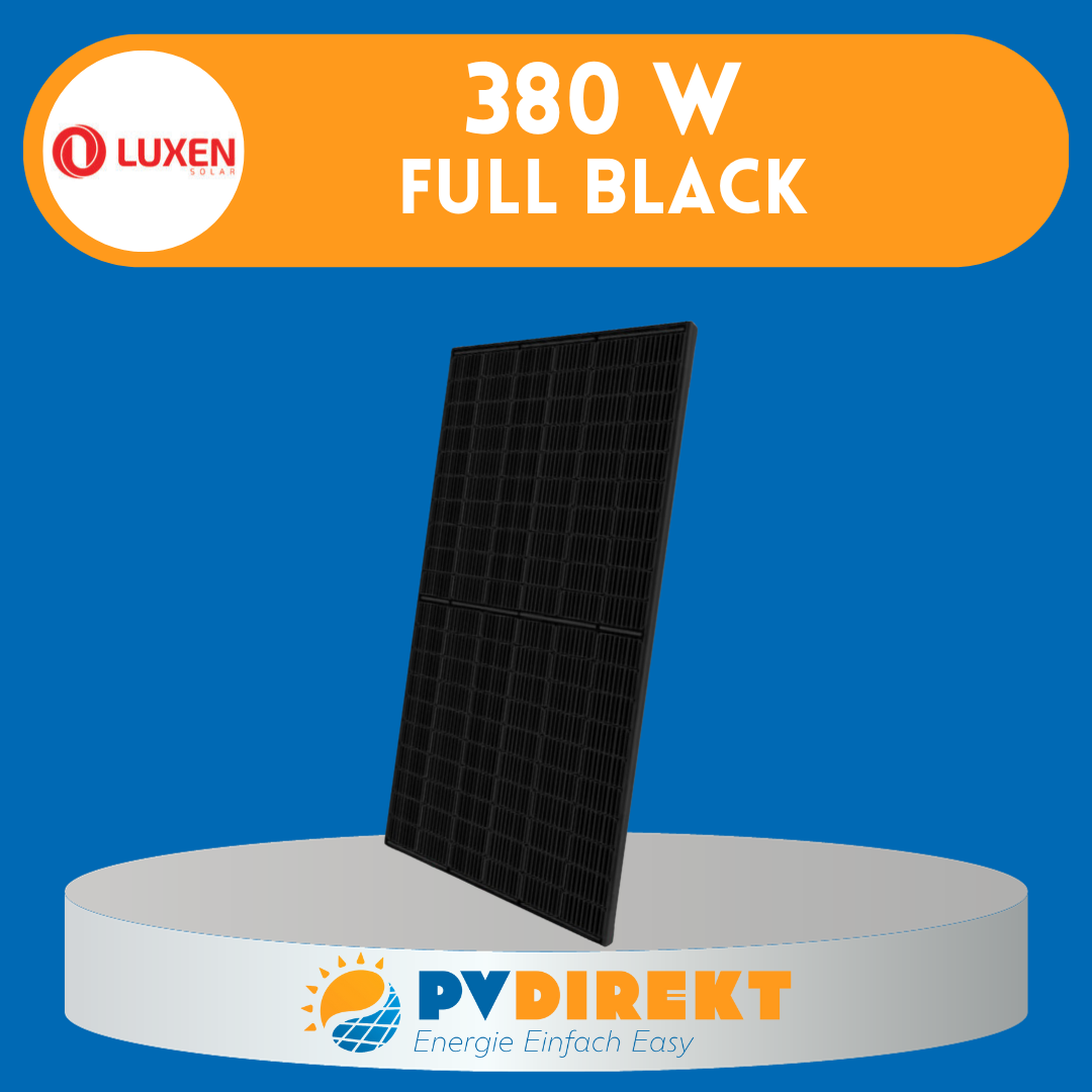Solarmodul Luxen 380 W full black
