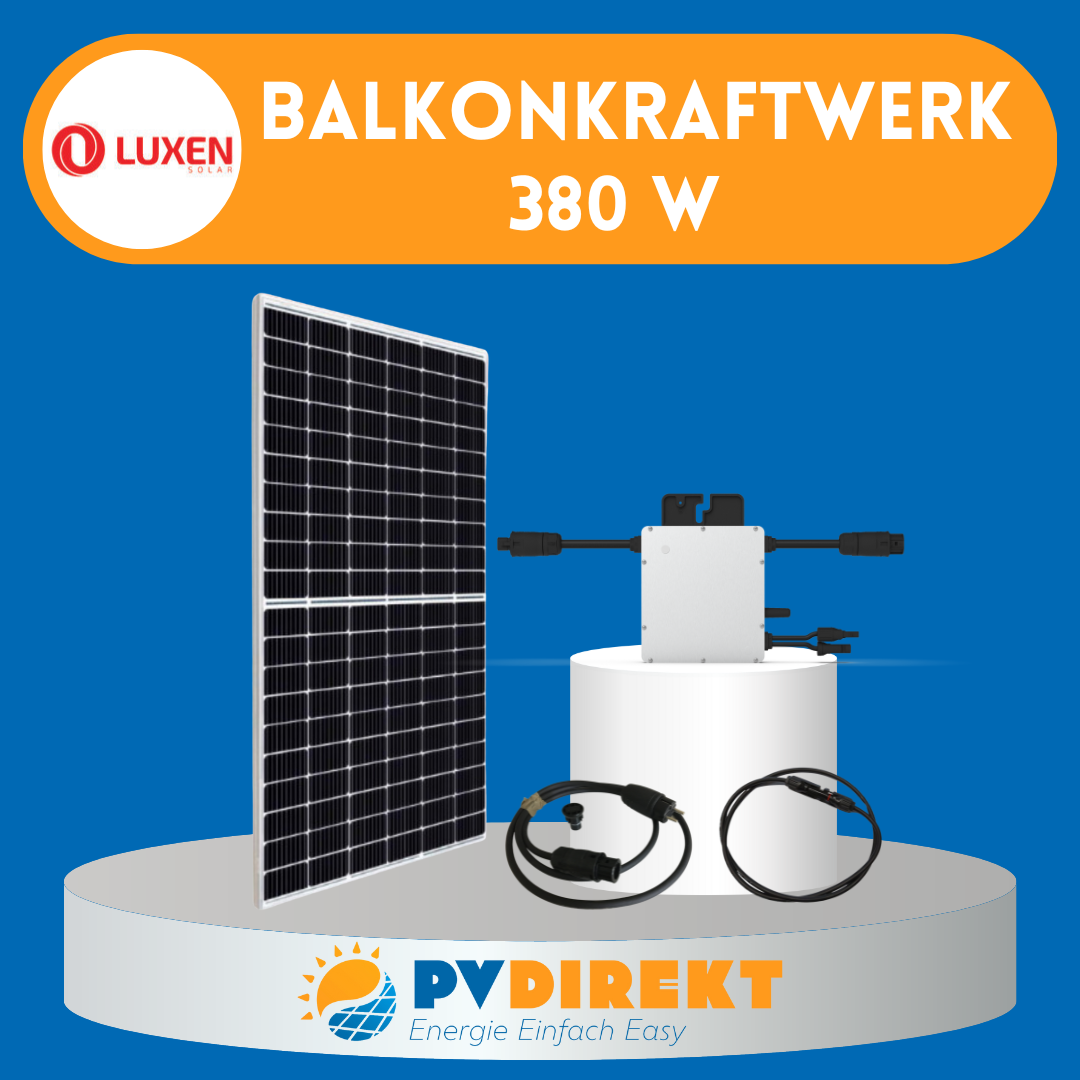 Balkonkraftwerk 380 W Luxen