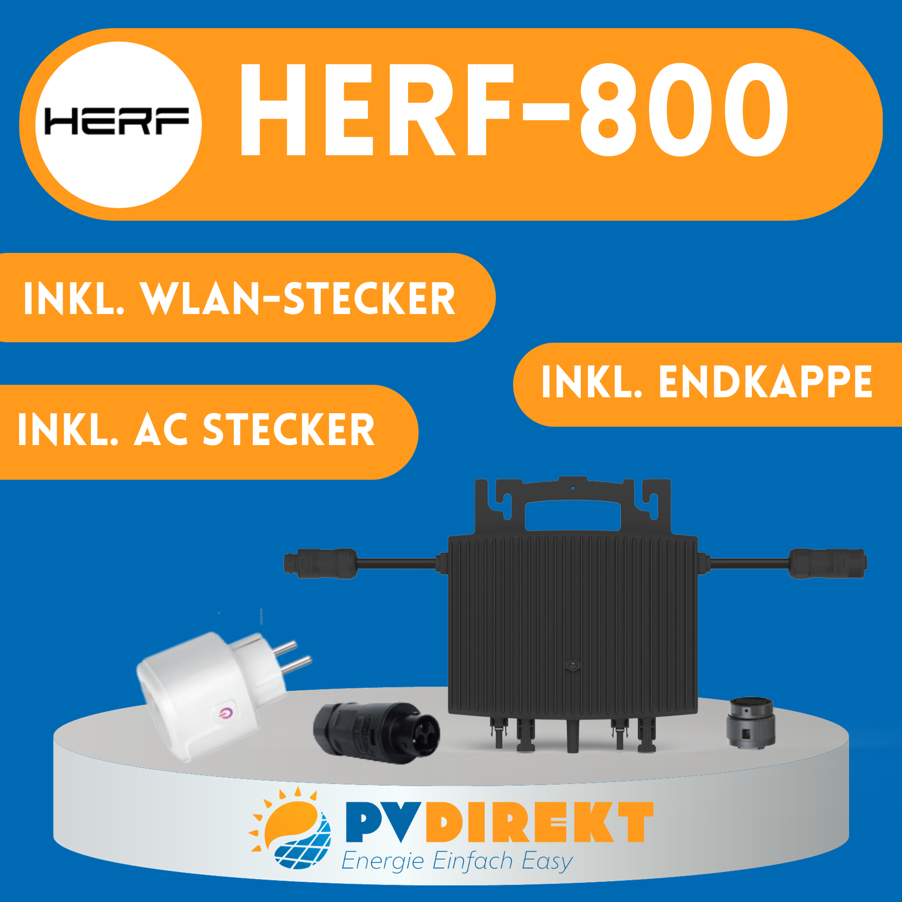 Micro-Wechselrichter HERF800 - 800W, 423,78 €
