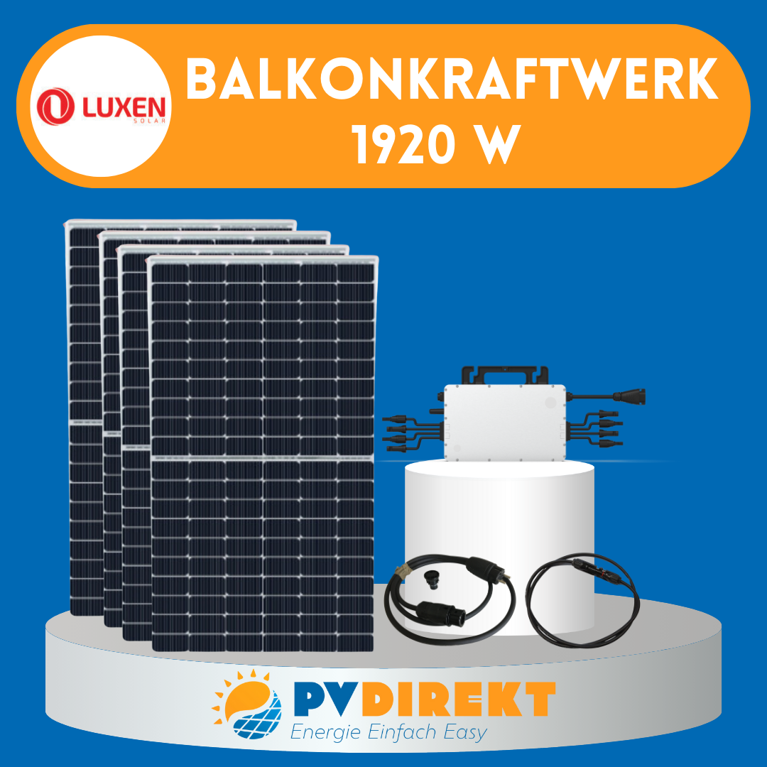Balkonkraftwerk 1920 W Luxen