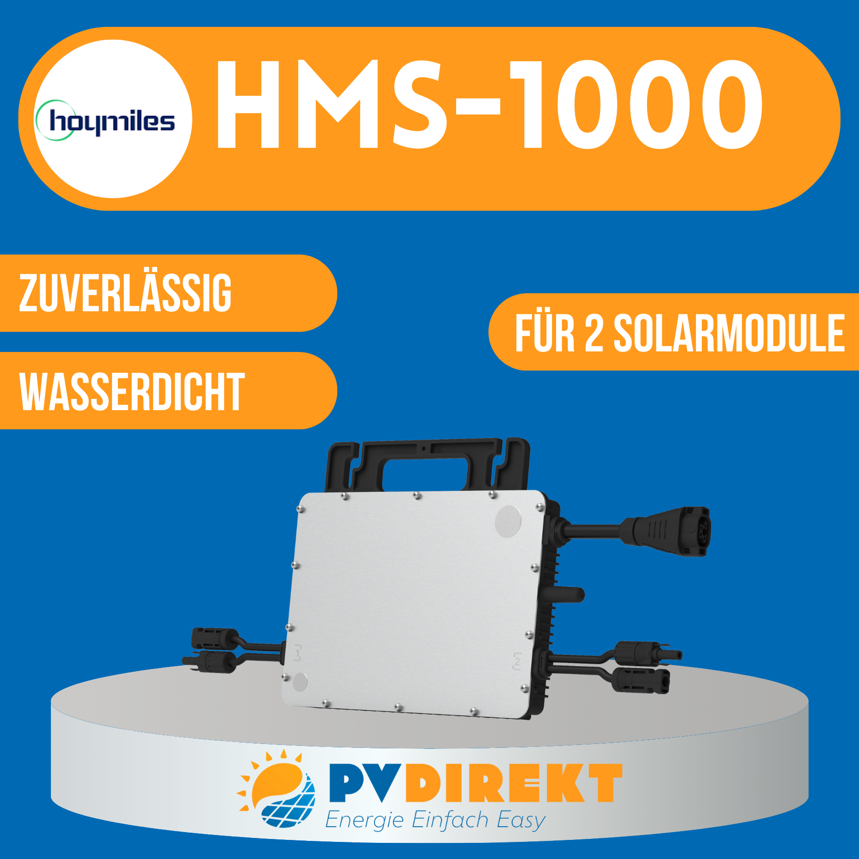 Hoymiles HMS-1000-2T Wechselrichter