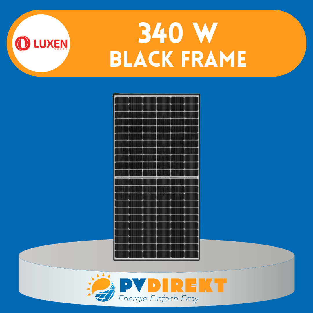 Solarmodul Luxen 340 W black frame