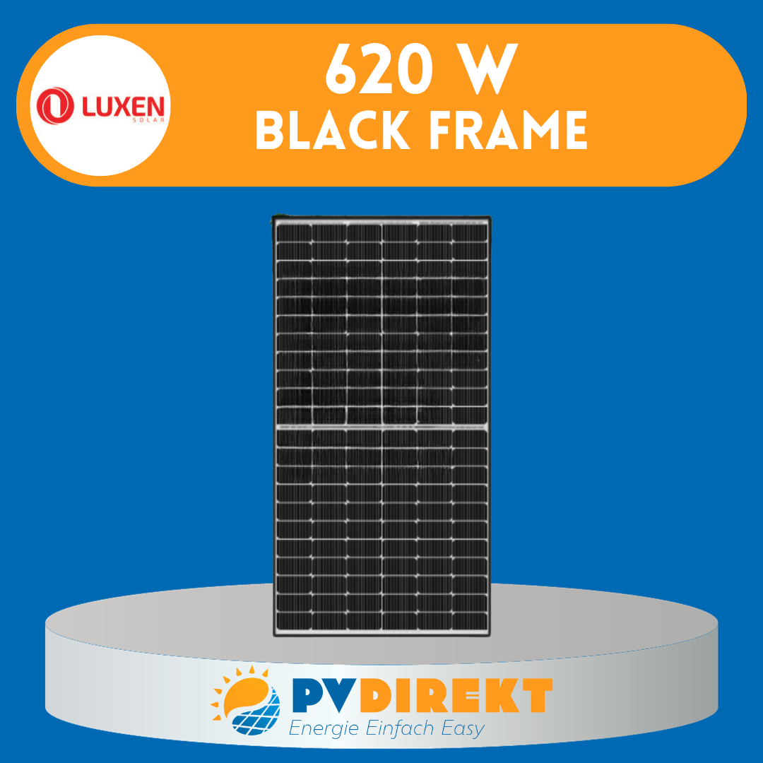 Solarmodul Luxen 620 W black frame