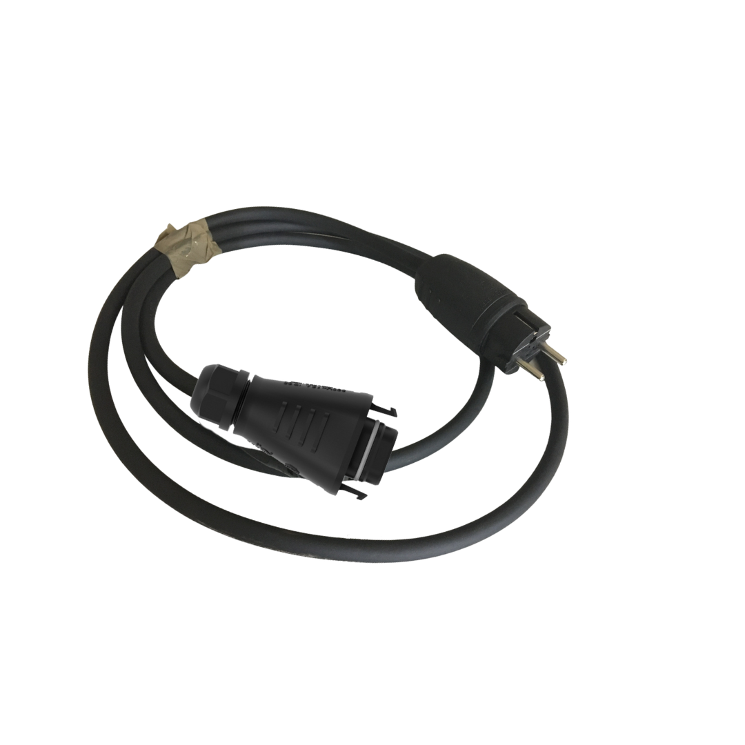 2 m AC-Kabel mit Schukostecker und BC05-Stecker