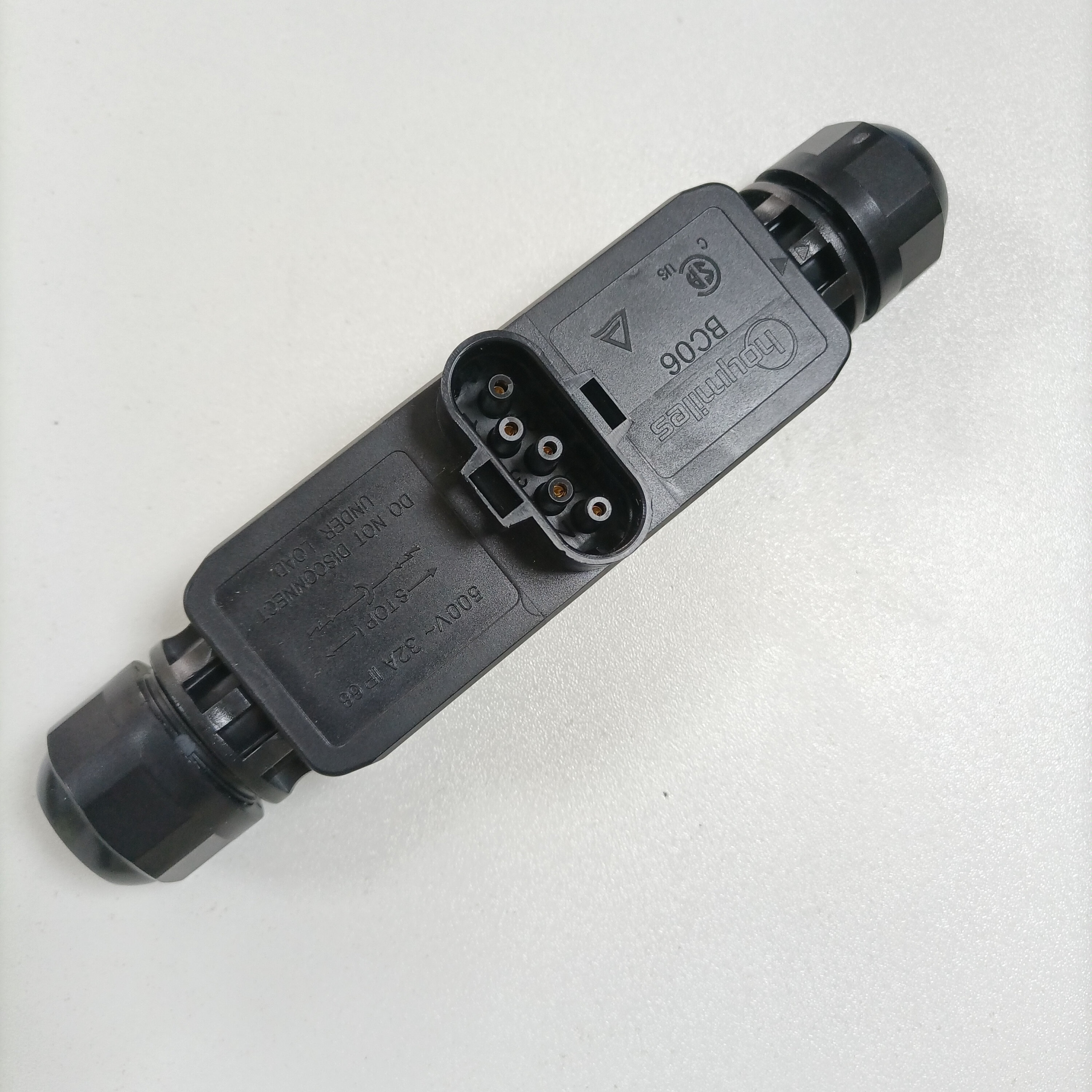 3 m AC-Kabel mit Schukostecker und BC06-Stecker