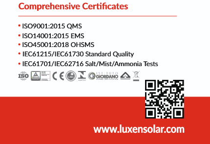 Solarmodul Luxen 455 W full black